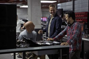 Velozes e Furiosos 6 - Vin Diesel e Paul Walker com o diretor Justin Lin.