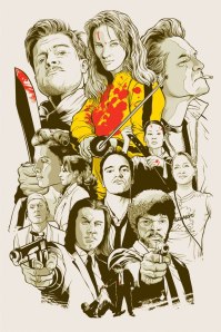 Homenagem ao diretor Quentin Tarantino.