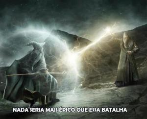 Nada será mais épico que essa batalha: Gandalf vs. Dumbledore
