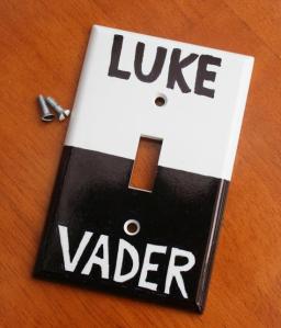 On e Off? Nada disso, em casa é Luke e Vader.