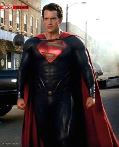 Henry Cavill é Superman em O HOMEM DE AÇO.