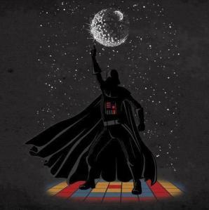 Darth Vader nos embalos de sábado à noite.