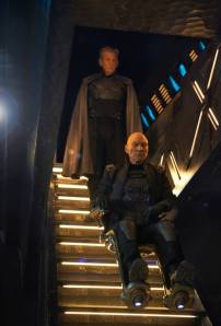 Ian McKellen e Patrick Stewart como Magneto e Charles Xavier
